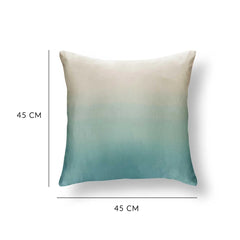 Myra 18 In X 18 In Blue & Ivory Cushion Cover