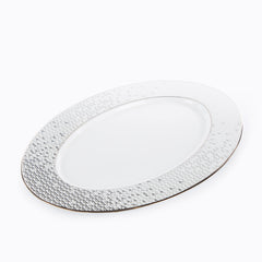 Bianco Nero Oval Platter
