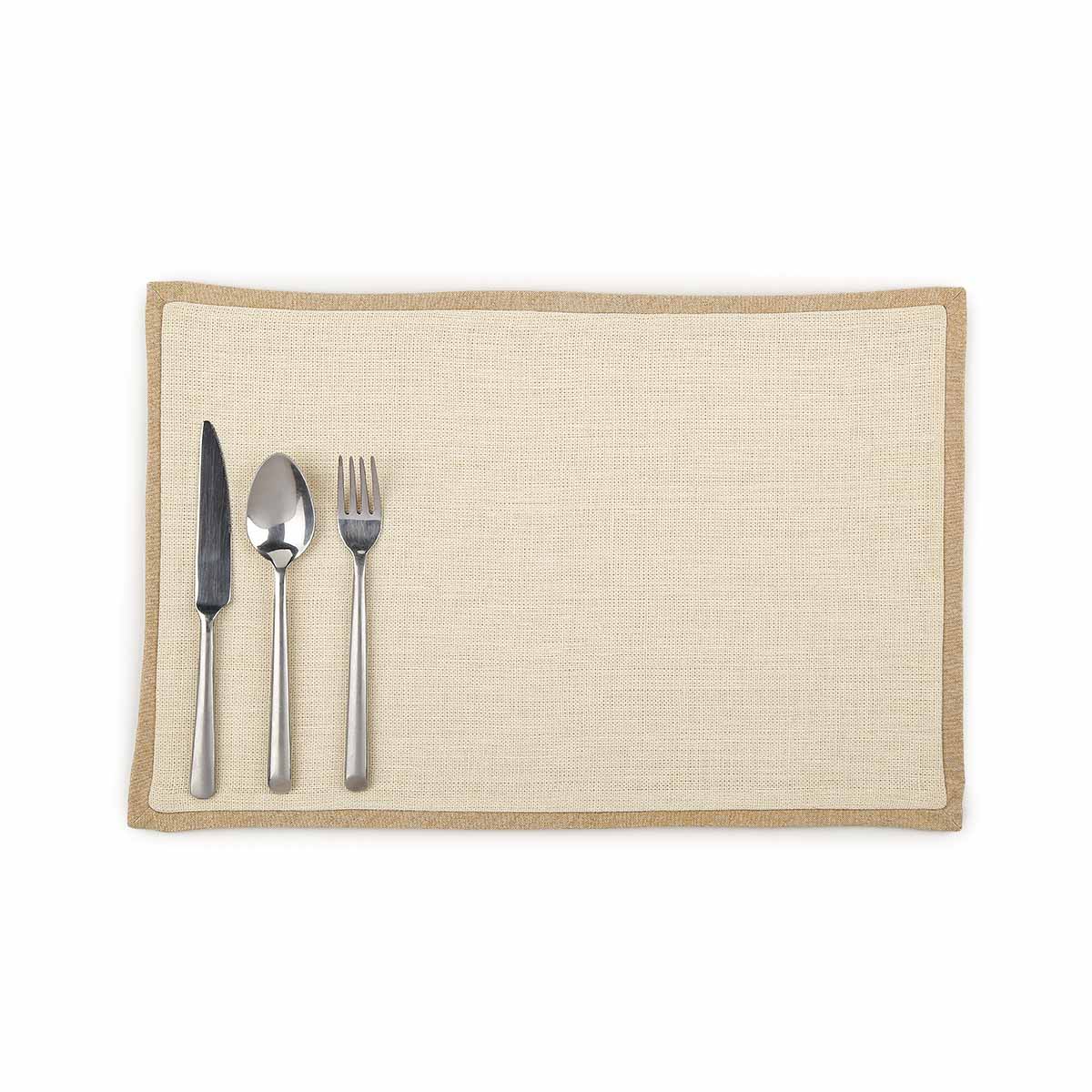 Darpa Placemat Ivory/Copper