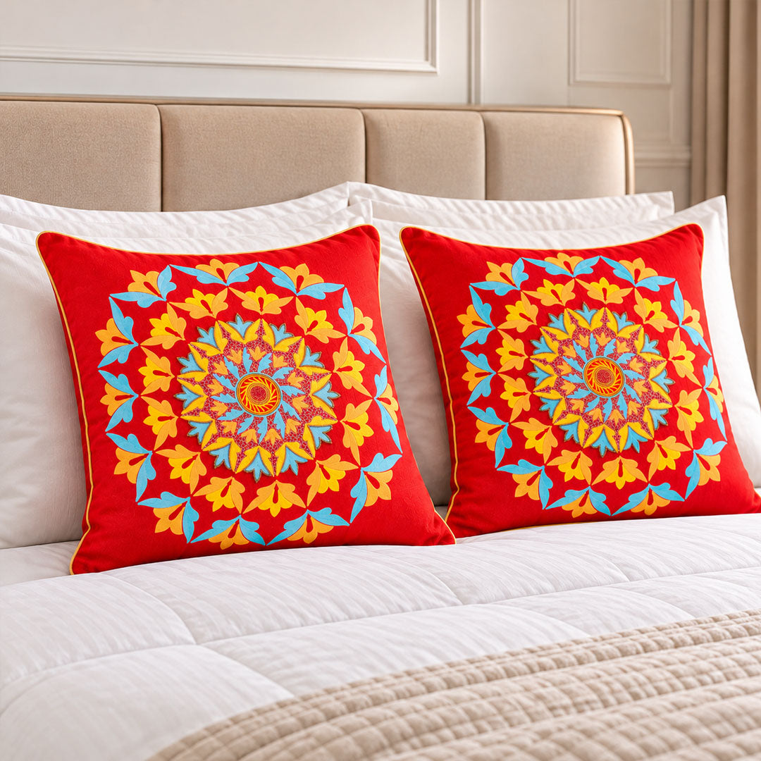 Cleo Cushion Red