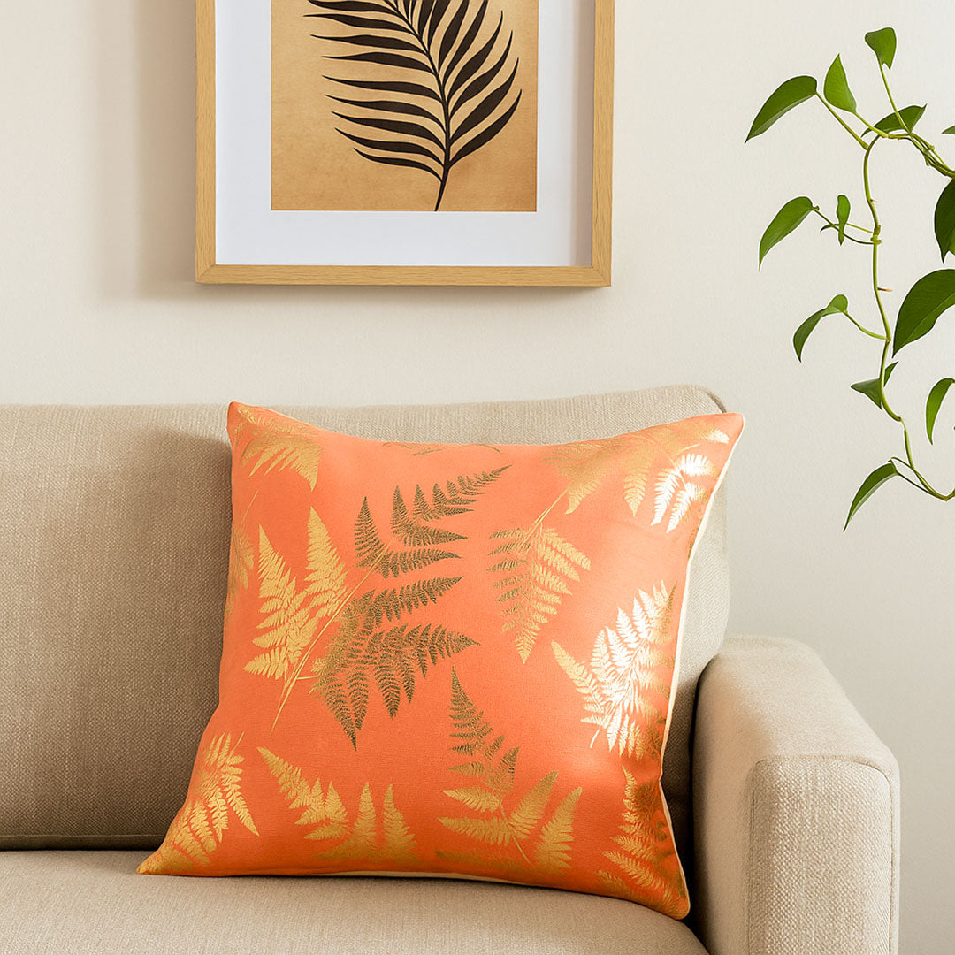 Limber Orange Cushion Cover