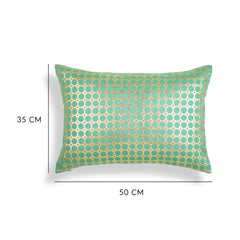 Alani 14 x 20 Inch Green Cushion Cover