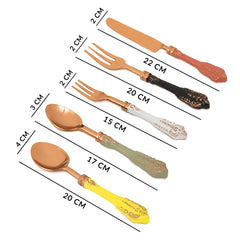 Cya Cutlery Set Of 5 Multi Color