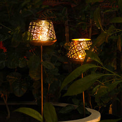 Jaipuri Garden Mashal T Light Holder S/2