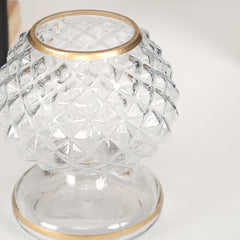 Kamil Candle Holder Clear