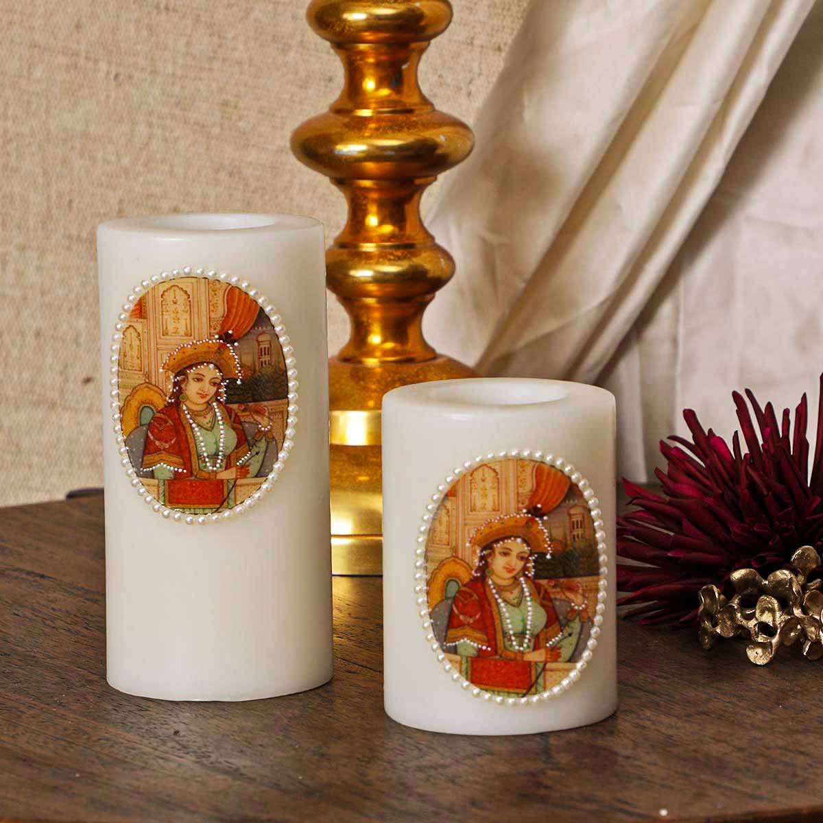 Mughal Queen Candle Small
