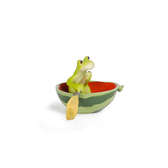 Pepe the rowing boat Frog  Mini Object