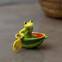 Pepe the rowing boat Frog  Mini Object