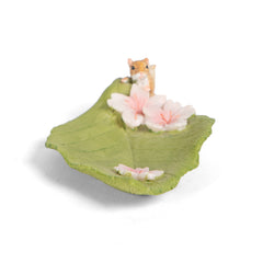 Sakura with Leaf and Squirrel  Mini Object