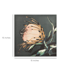 Ambrosia Beige Flower Wall Art