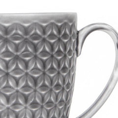 Black Flora Kohinoor Mug Set of 6