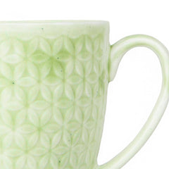 Green Flora Kohinoor Mug Set of 6