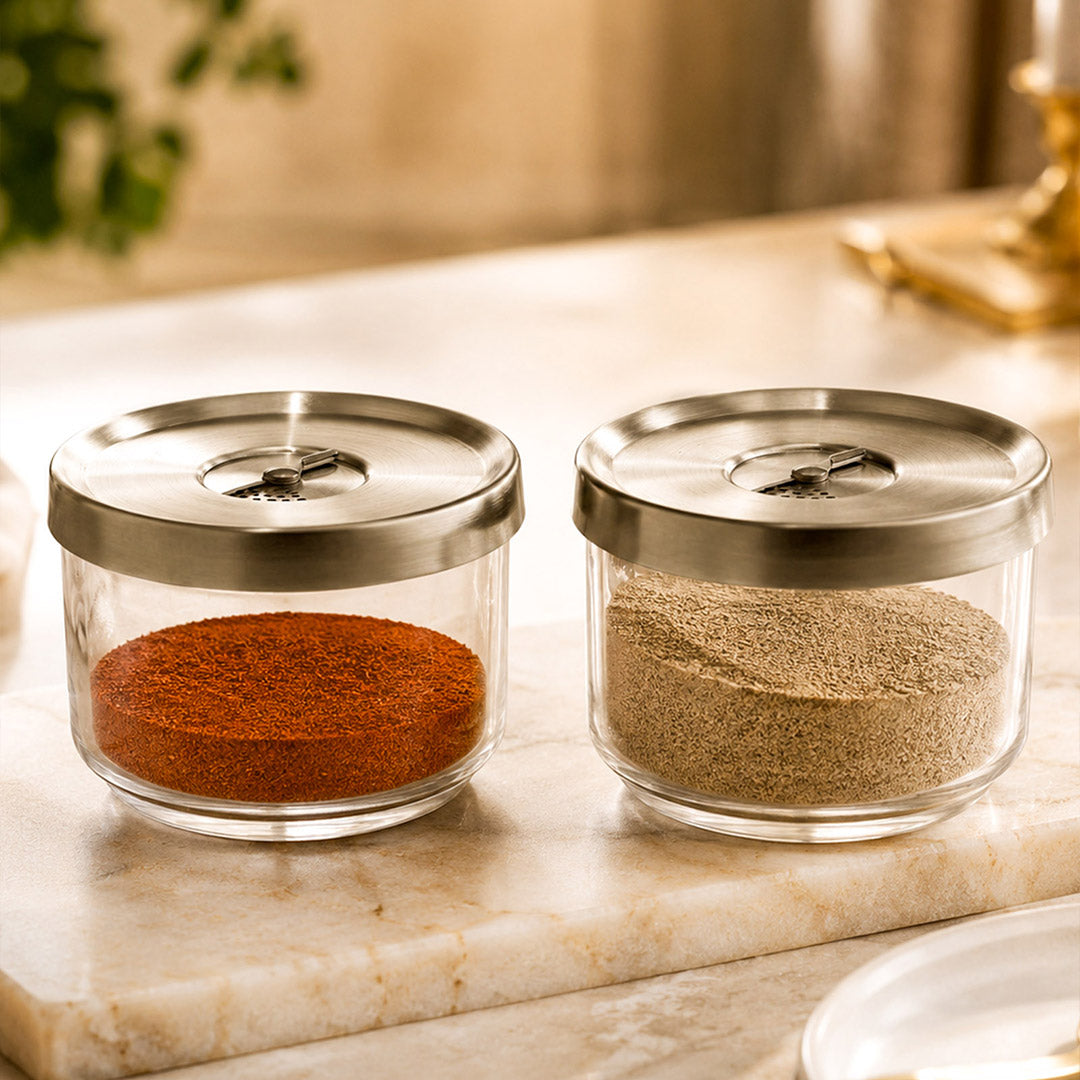 Jenaer Glas,Storage Spice Jar Small  Set Of 2