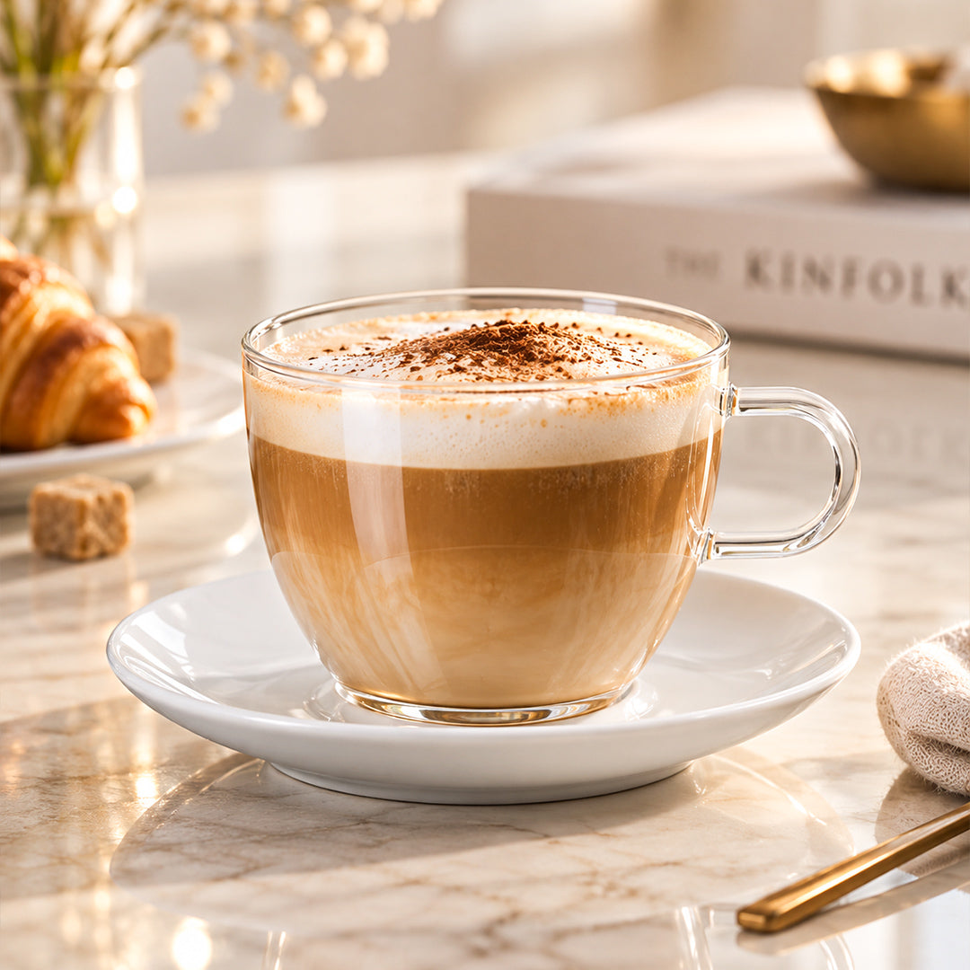Jenaer Glas,Capuccino Cup With Saucer 360 Ml
