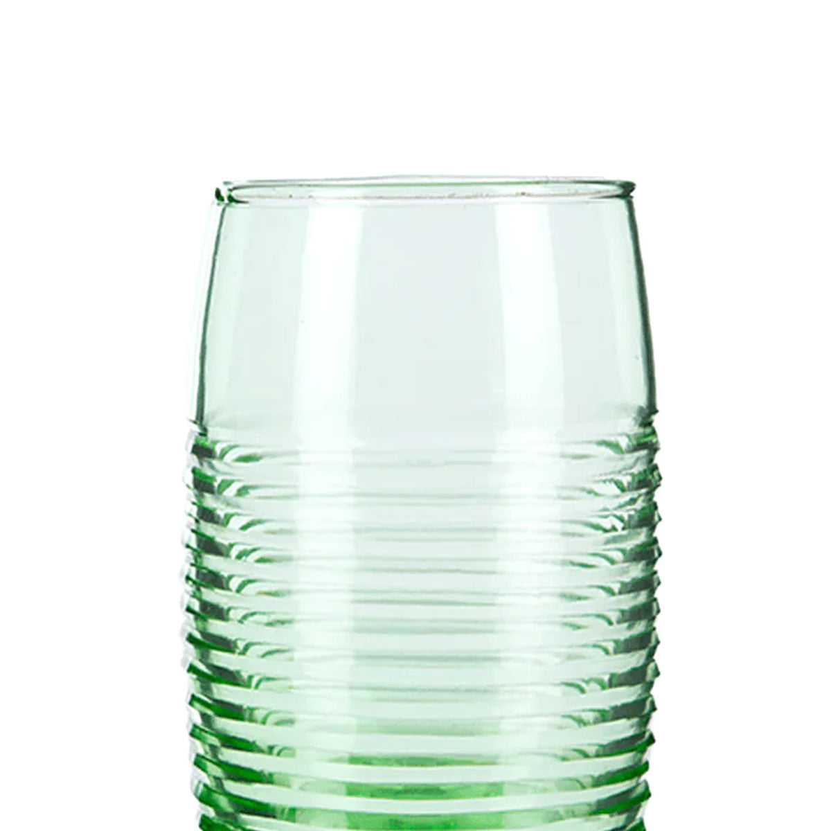 Isadore Drinking Glass Set of 6 Green