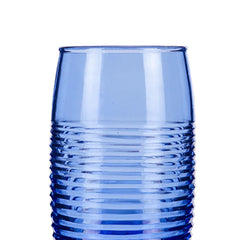 Isadore Drinking Glass Set of 6 Blue