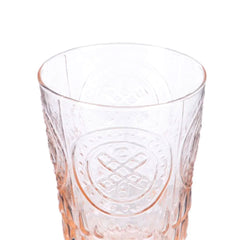 Javion Drinking Glass Set of 6 Baby Pink