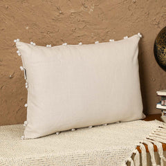 Aalya Cushion cover Beige 14x20 Inch