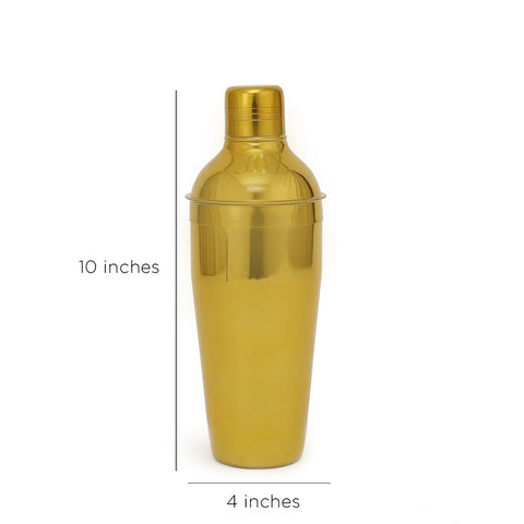 Charleston Deluxe cocktail shaker gold