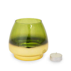 Clara Small Candle Holder Green