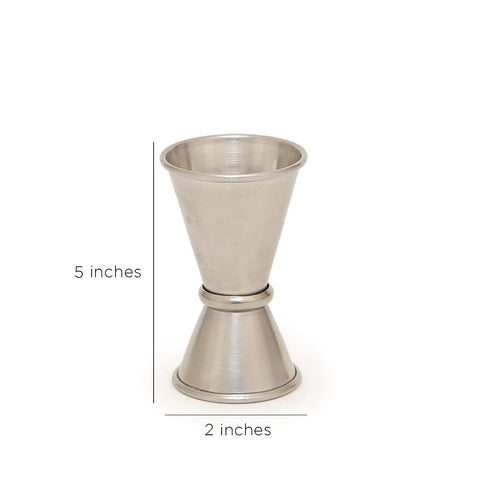 Charleston Jigger Silver