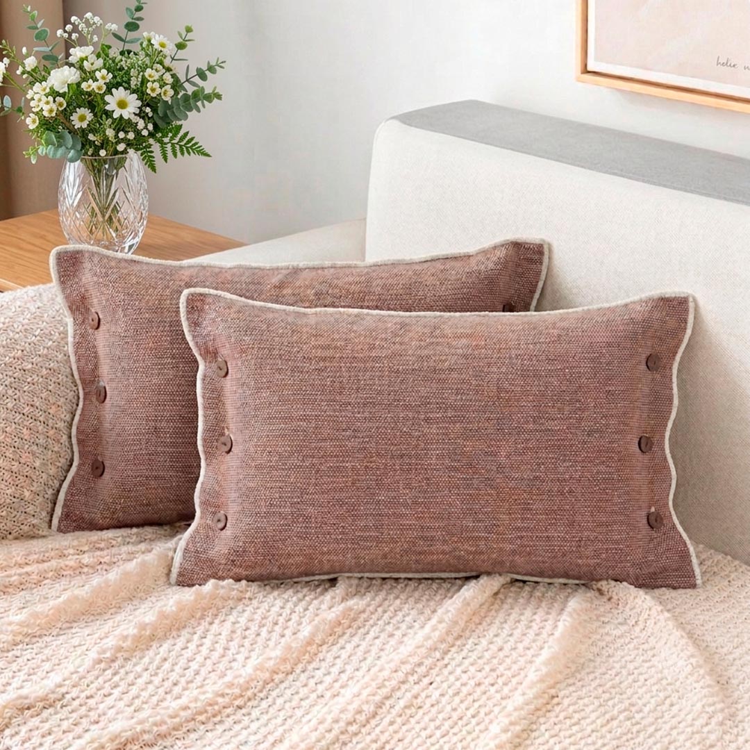Lucas Cushion Cover Brown