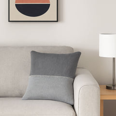 Lucas Cushion Cover Blue & Dark Blue