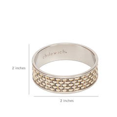 Chilewich Mini Basketweave Napkin Ring