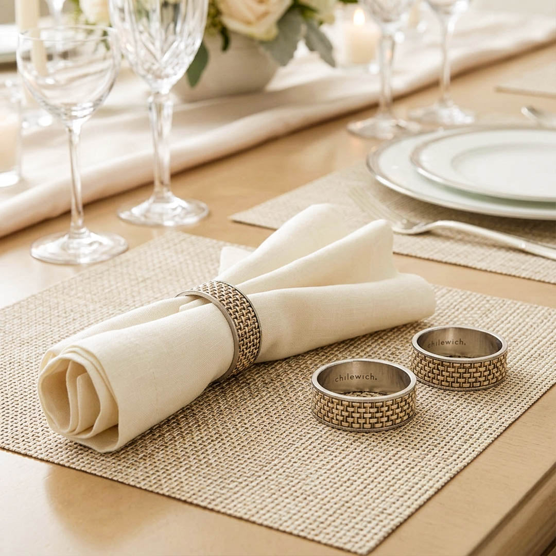 Chilewich Mini Basketweave Napkin Ring