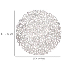 Chilewich Pressed Table Mat Gunmetal