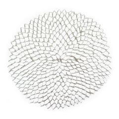 Chilewich Pressed Dahlia Mat Silver