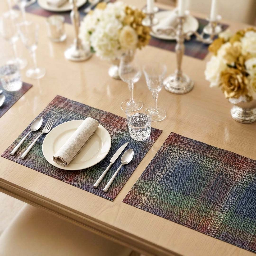 Chilewich Plaid Table Mat Multi-Color