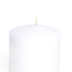 Livna Unscented Candle White (3 x 3 Inch)