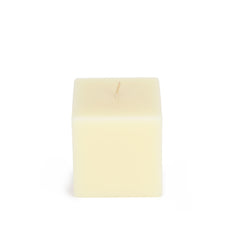 Dari Candle White (3 x 3 Inch)