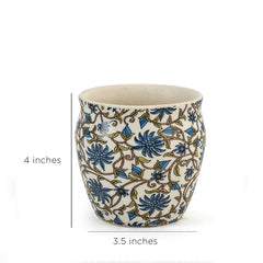 Darza Kulhad Blue Set of 4