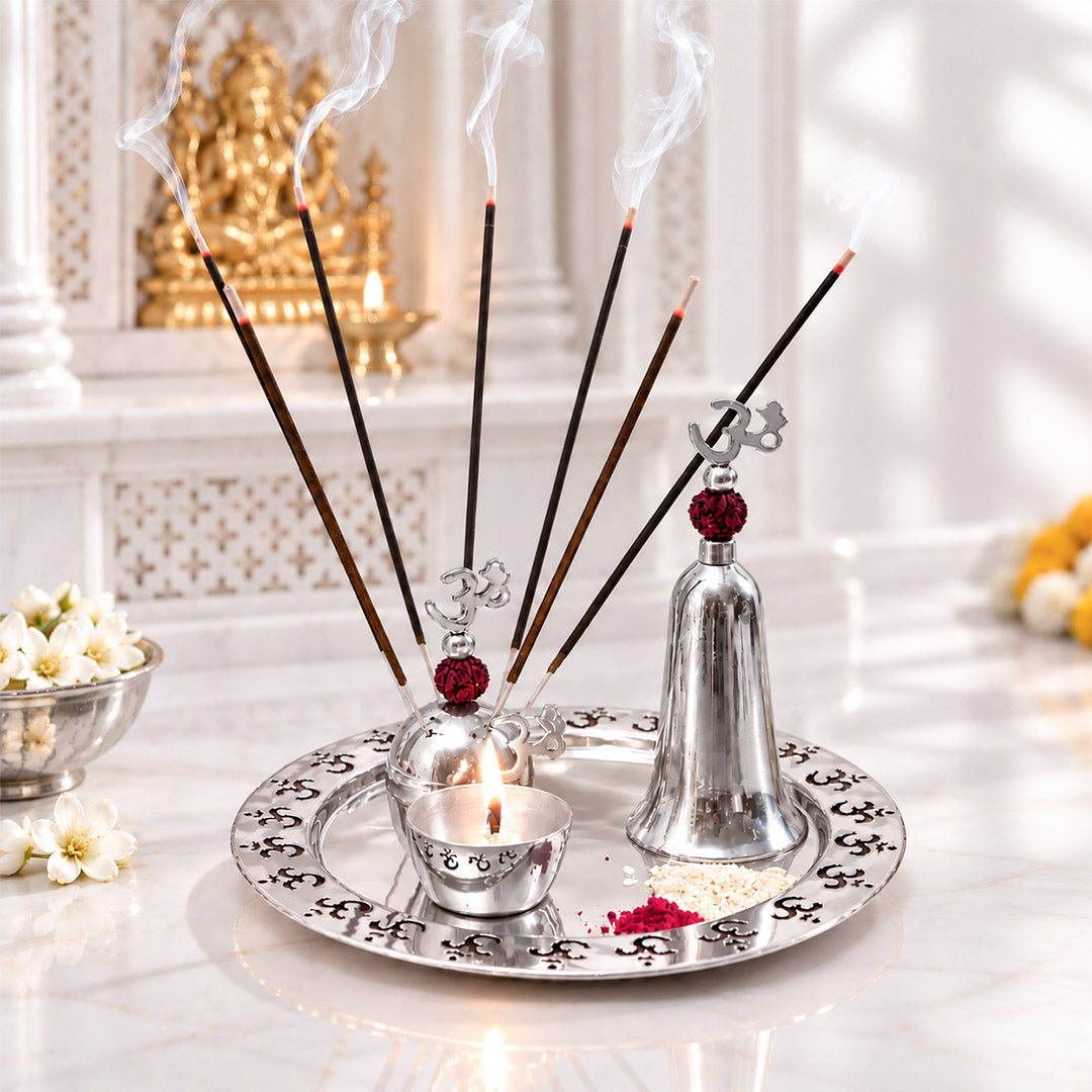 OM Pooja Thali Set