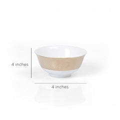 Platina Gold Small Serve Bowl