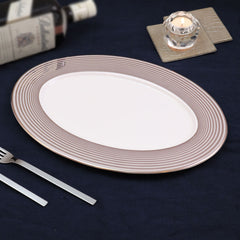 Platina Silver Oval Platter