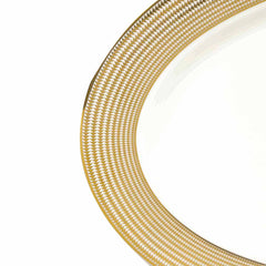 Platina Gold Oval Platter