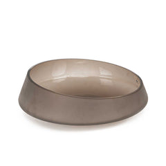 Z1872 Bowl Diamonds Frosted Brown