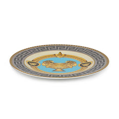 VERSACE Multicolored Medusa Prestige Gala Bleu Ceramic Printed 18 CM Side Plate