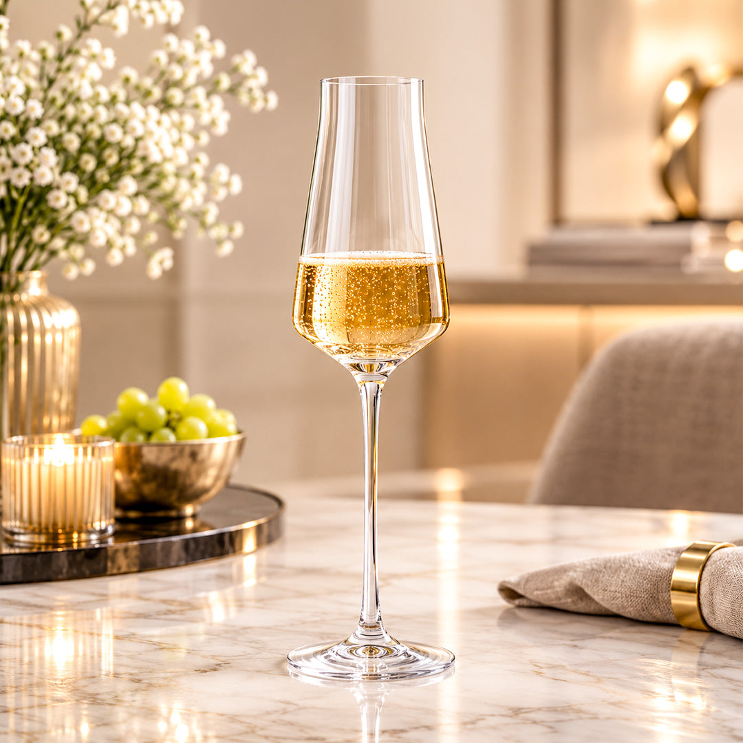 Z1872 Sparkling Wine With Ep Wine Set of 6