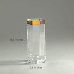 Versace Longdrink Glass Gb 2, 2Pc Set