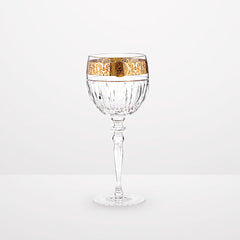 Versace Medusa Water Goblet Clear