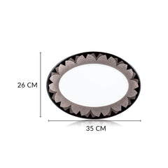Mystic Lotus Oval Platter
