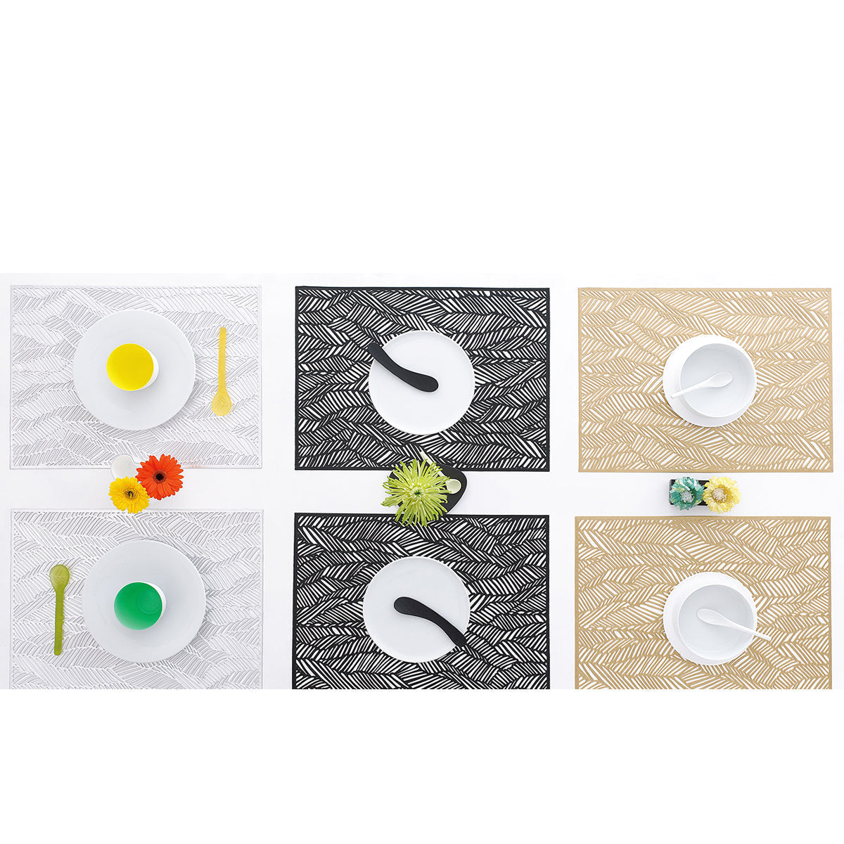 Chilewich Drift Placemat Silver
