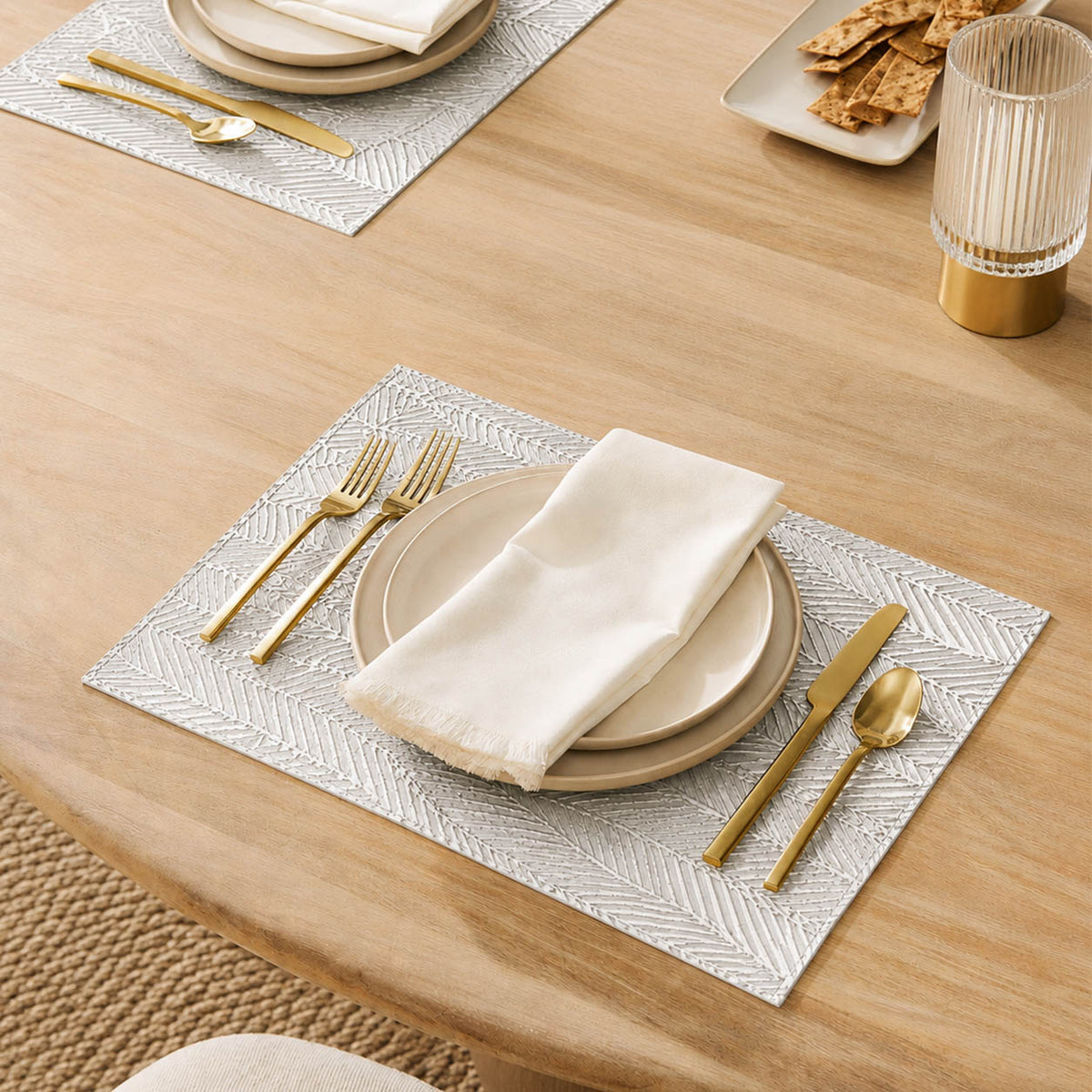 Chilewich Drift Placemat Silver