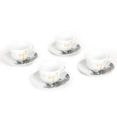 Lennan Cup & Saucer Set of 4