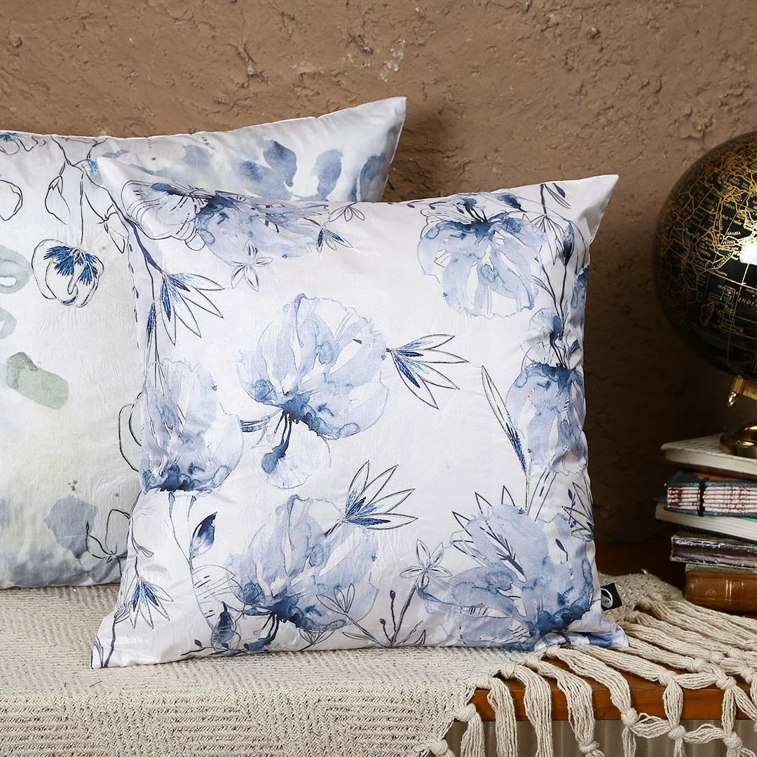 Oudia Floral Cushion Cover 16 x 16 Inch