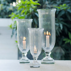 Callisto Glass Candle Holder Small